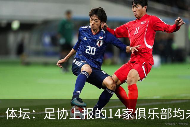 体坛：足协上报的14家俱乐部均未获亚冠许可证